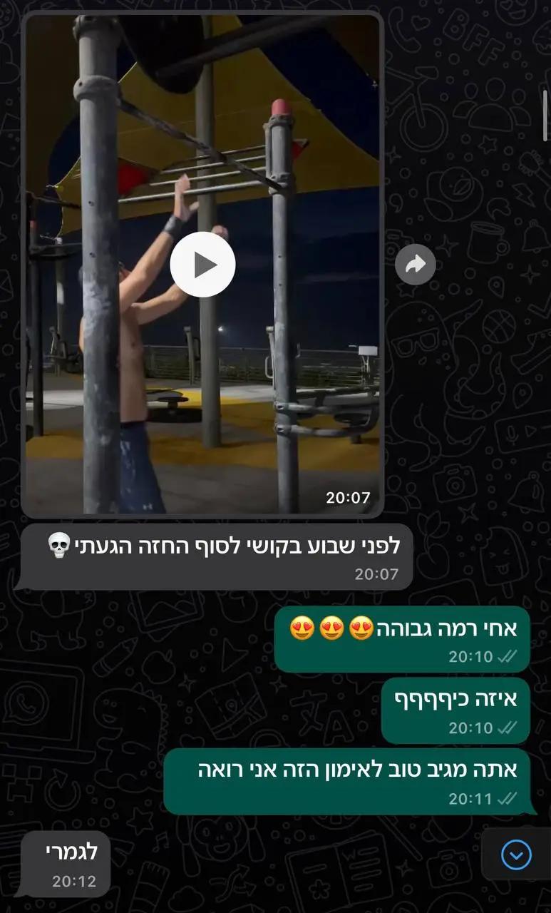 Client feedback on calisthenics programs via WhatsApp Number-13